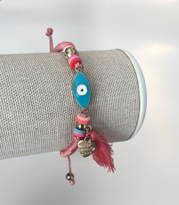 Evil Eye Mati String Bracelet